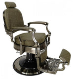 Havana Barber Chair -colours Tan / Olive / Black - spacesalonfurniture