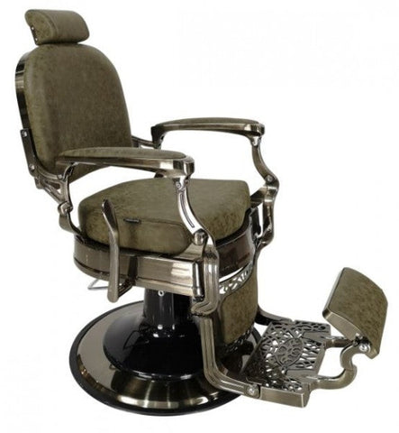 Havana Barber Chair -colours Tan / Olive / Black - spacesalonfurniture