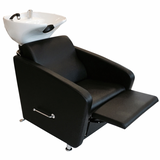 Bristol Plus Shampoo Unit Black Side Angle