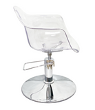 Erica salon chair - Clear