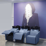 3 Maletti Alu Wash Stand With Air In A Salon